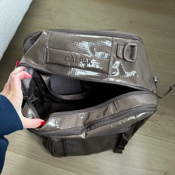 CALPAK Brown Terra 26L Laptop Duffel Backpack - Picture 6 of 8